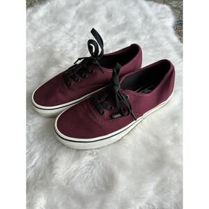 Vans Authentic Platform Canvas Sneakers Men's 5 burgundy maroon unisex